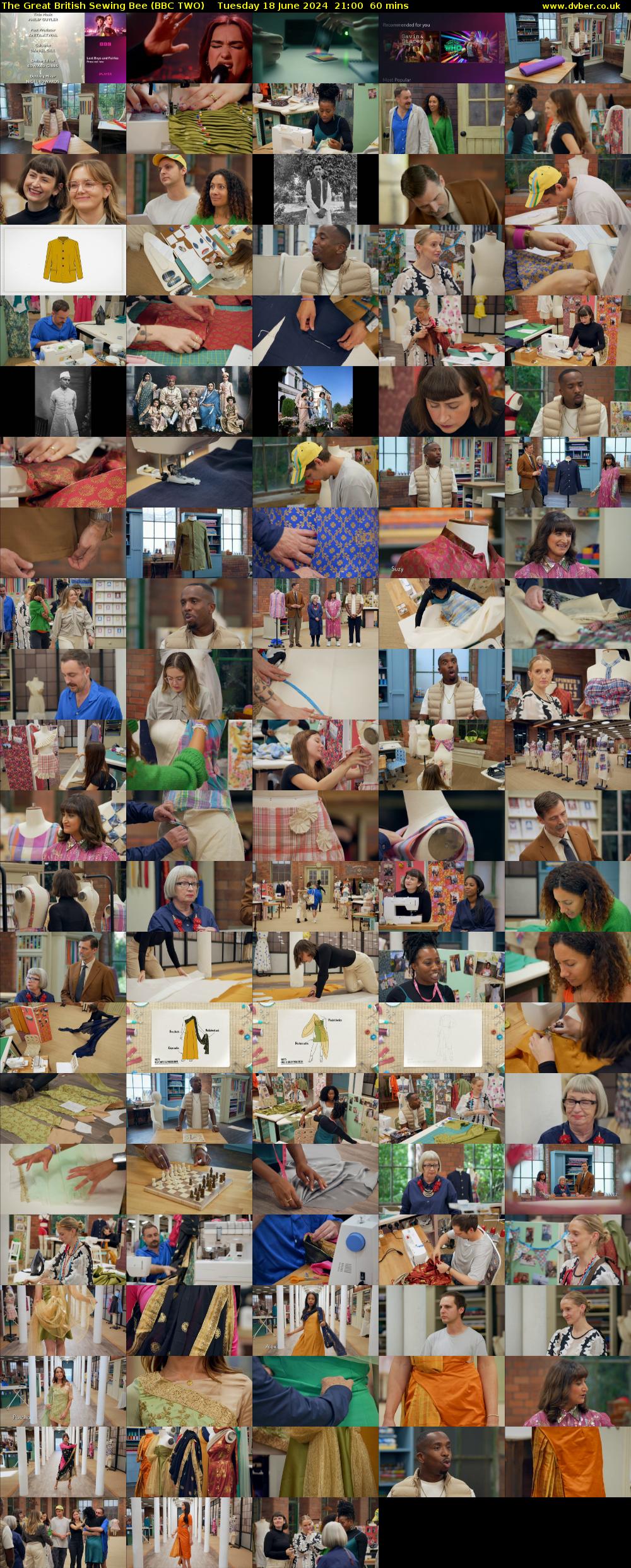 The Great British Sewing Bee (BBC TWO) Tuesday 18 June 2024 21:00 - 22:00