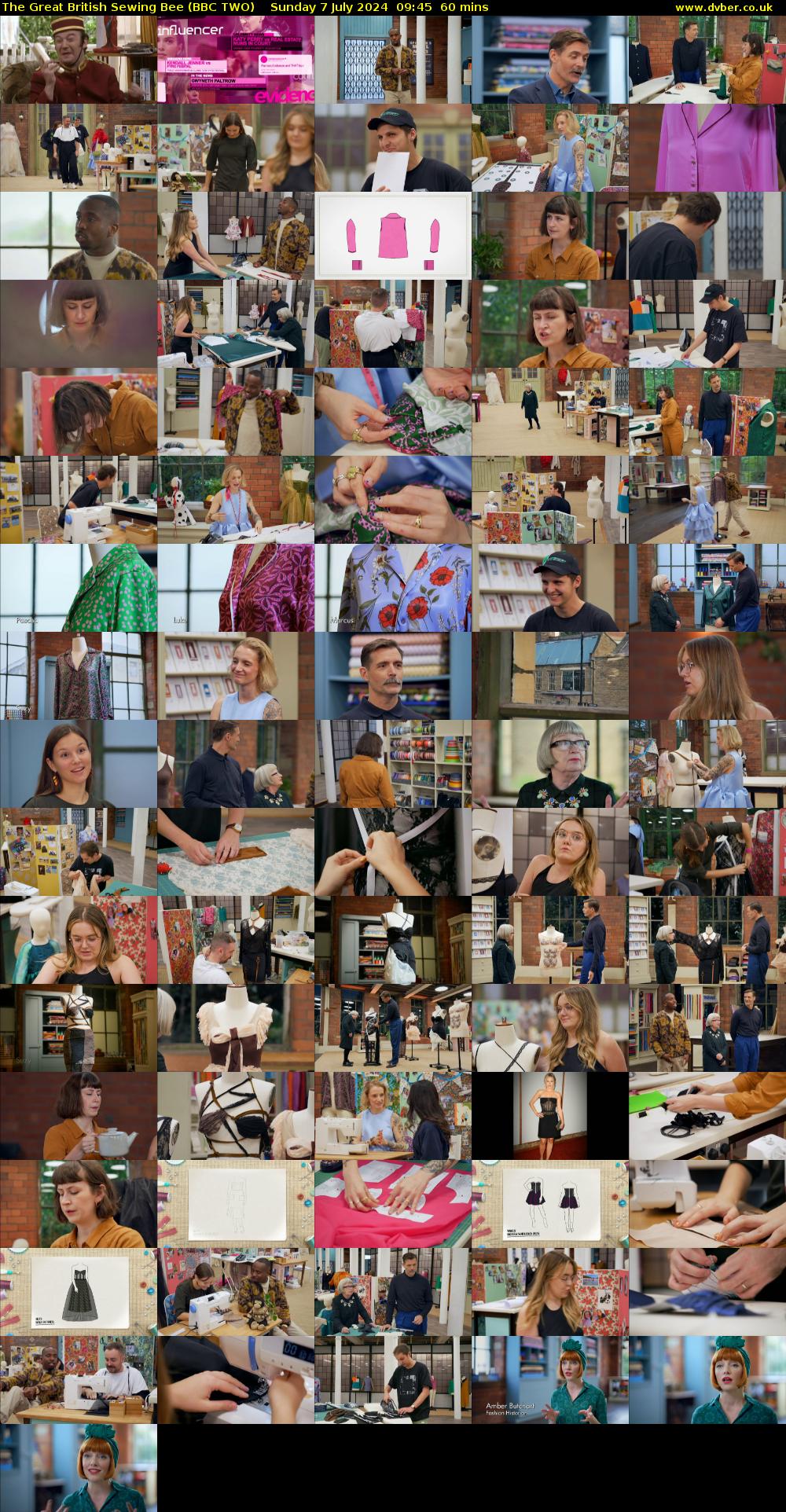 The Great British Sewing Bee (BBC TWO) Sunday 7 July 2024 09:45 - 10:45