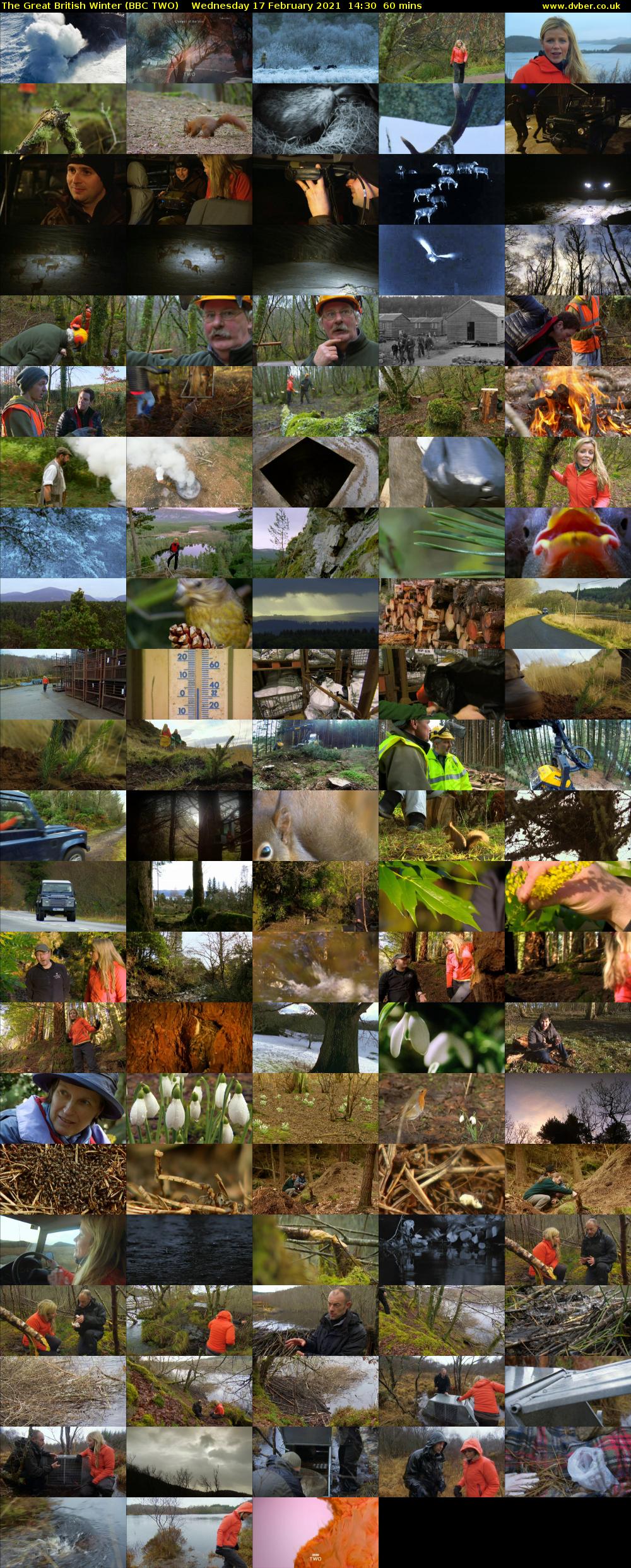 The Great British Winter (BBC TWO) Wednesday 17 February 2021 14:30 - 15:30