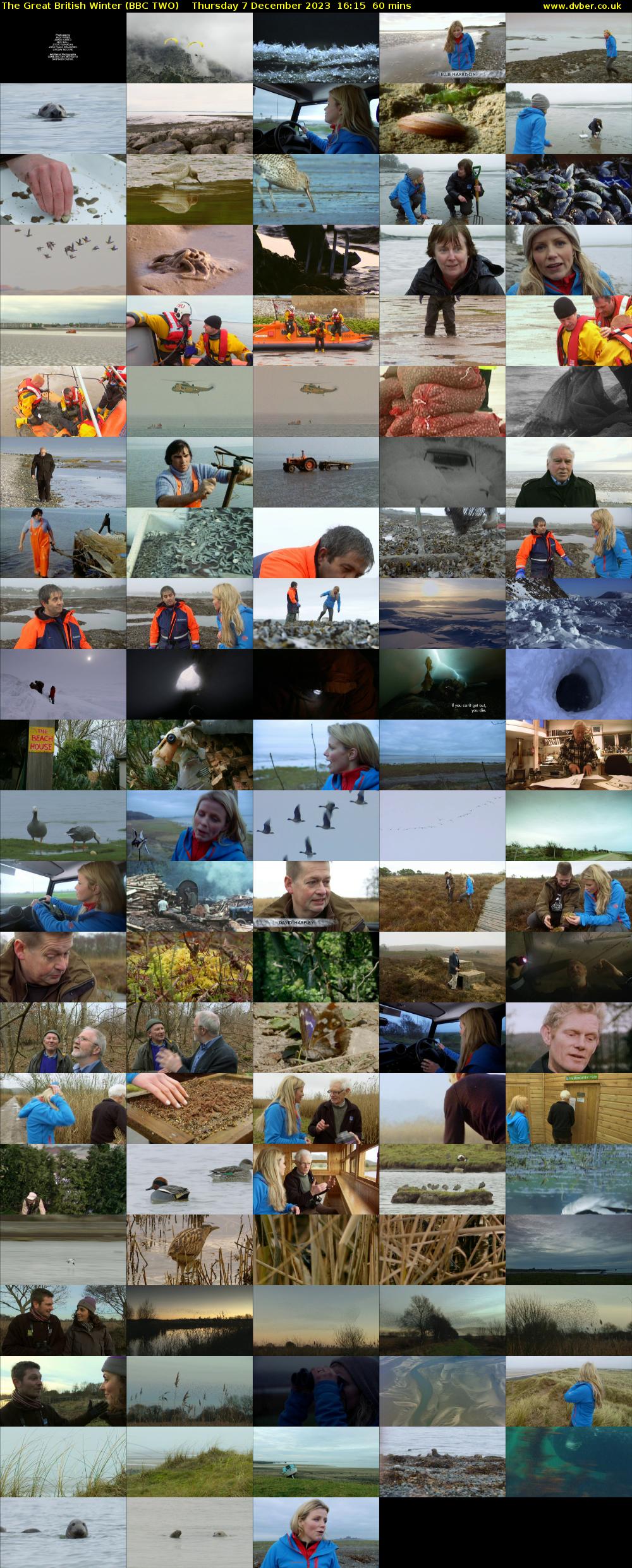 The Great British Winter (BBC TWO) Thursday 7 December 2023 16:15 - 17:15