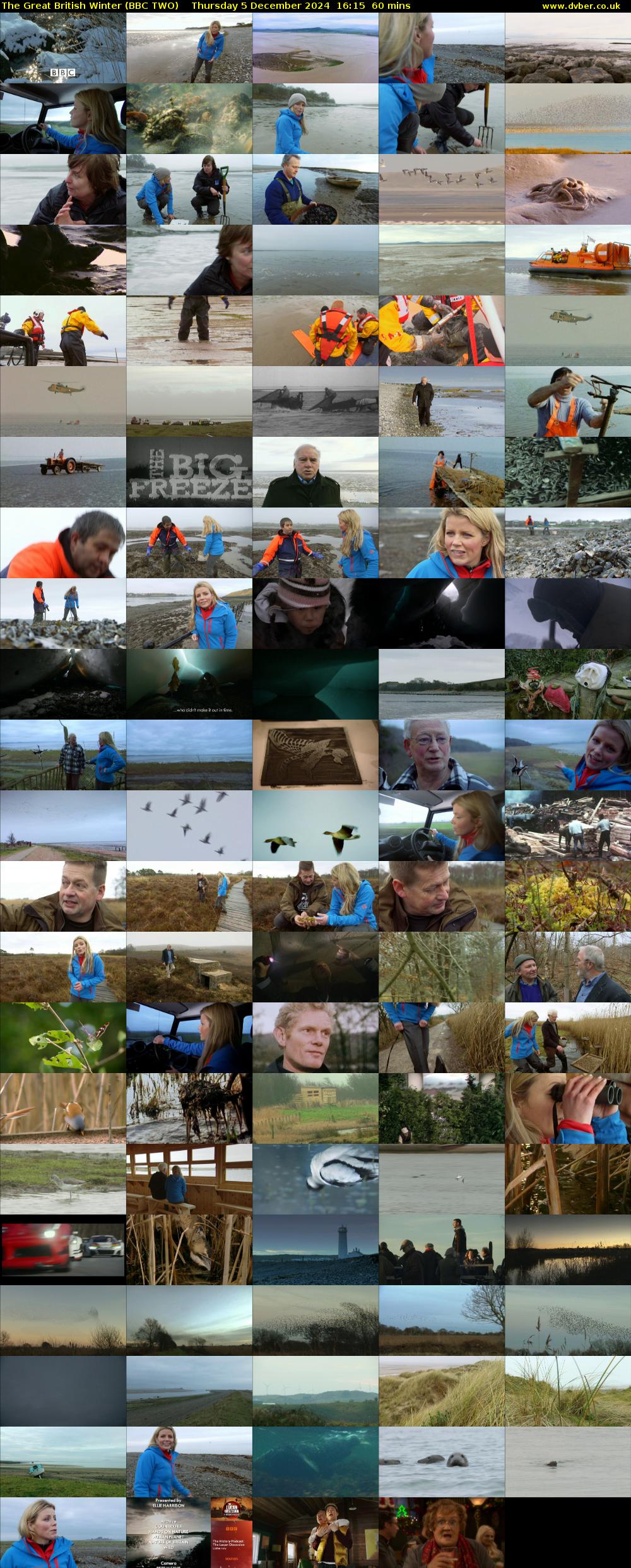 The Great British Winter (BBC TWO) Thursday 5 December 2024 16:15 - 17:15