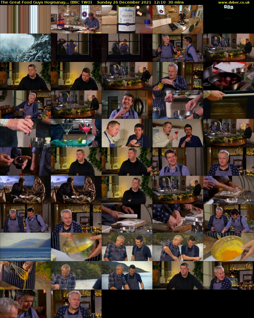 The Great Food Guys Hogmanay... (BBC TWO) Sunday 26 December 2021 12:10 - 12:40