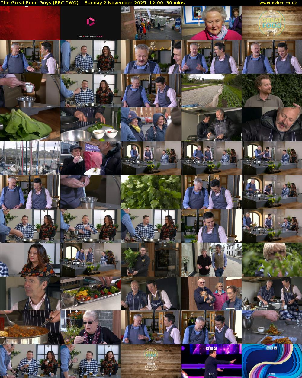 The Great Food Guys (BBC TWO) Sunday 2 November 2025 12:00 - 12:30