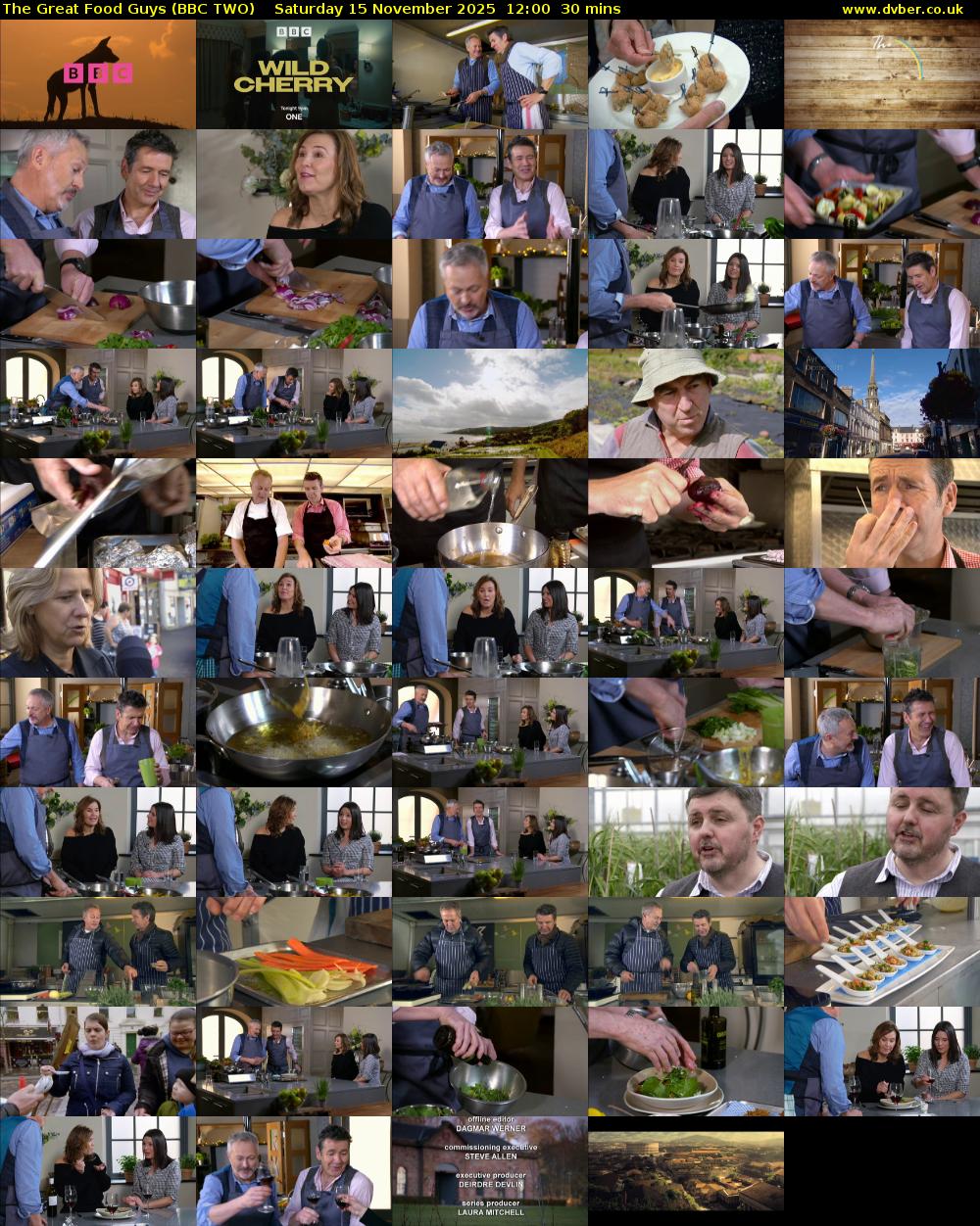The Great Food Guys (BBC TWO) Saturday 15 November 2025 12:00 - 12:30