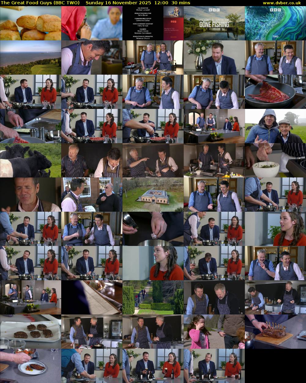 The Great Food Guys (BBC TWO) Sunday 16 November 2025 12:00 - 12:30