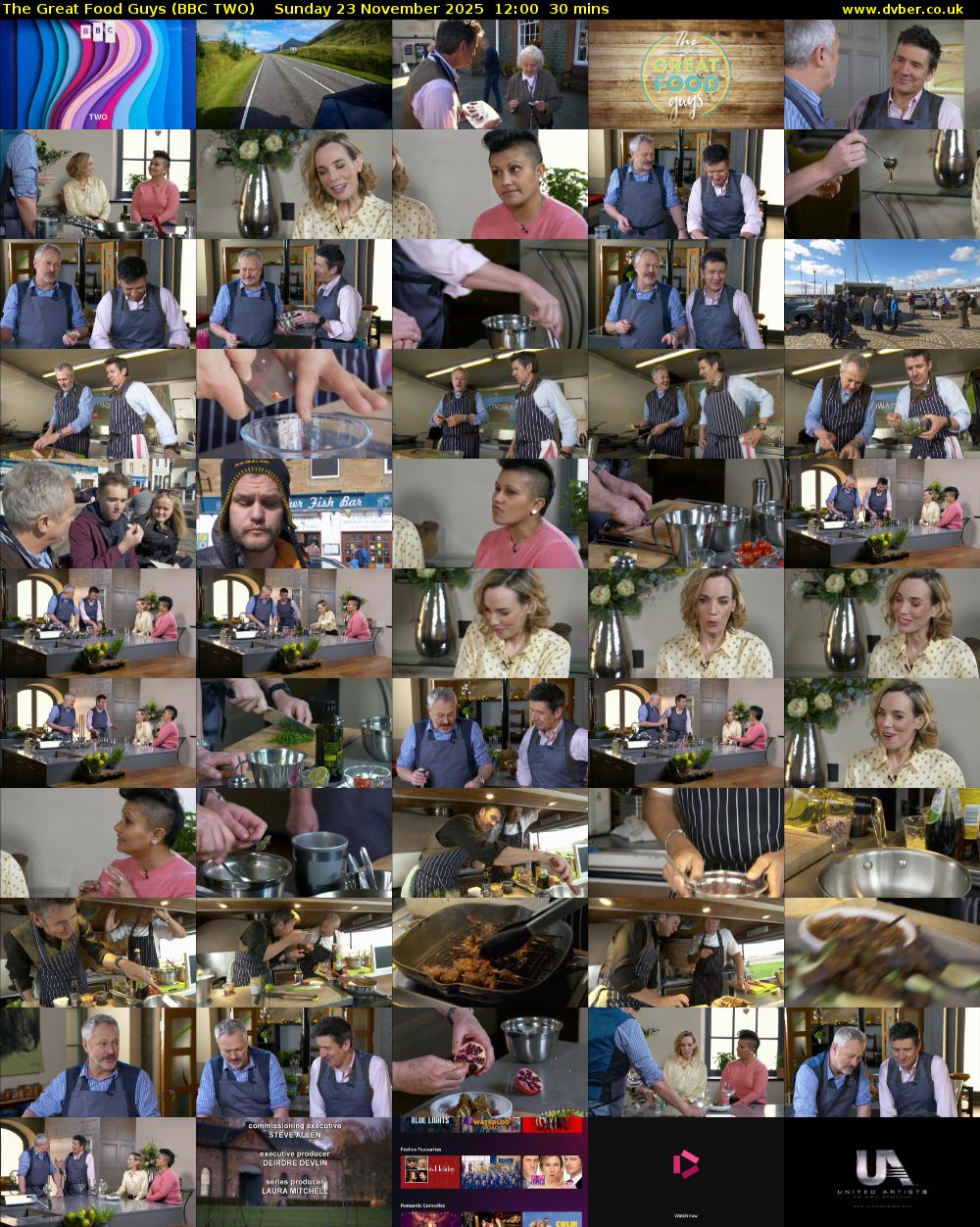 The Great Food Guys (BBC TWO) Sunday 23 November 2025 12:00 - 12:30