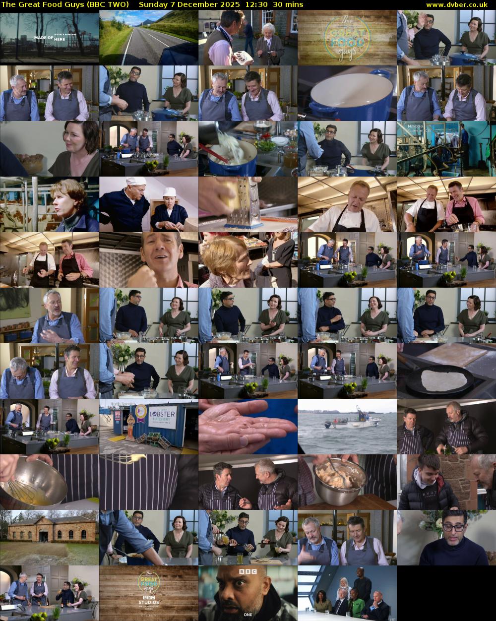 The Great Food Guys (BBC TWO) Sunday 7 December 2025 12:30 - 13:00