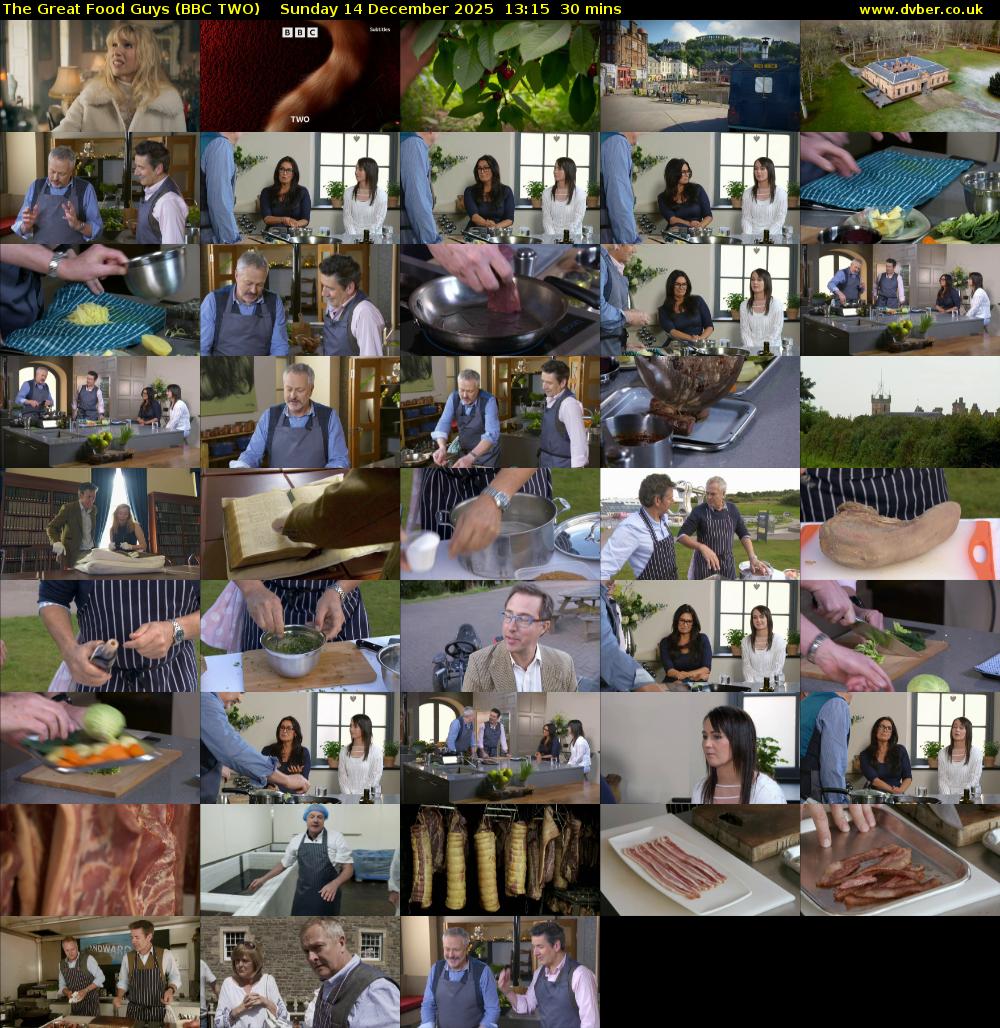 The Great Food Guys (BBC TWO) Sunday 14 December 2025 13:15 - 13:45