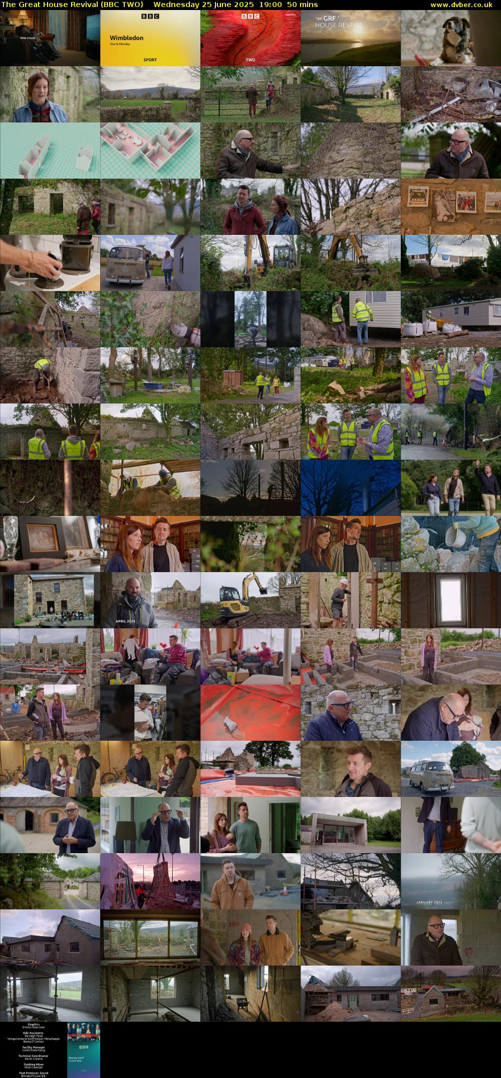 The Great House Revival (BBC TWO) Wednesday 25 June 2025 19:00 - 19:50