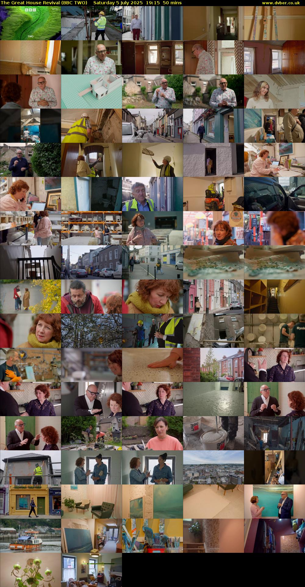 The Great House Revival (BBC TWO) Saturday 5 July 2025 19:15 - 20:05