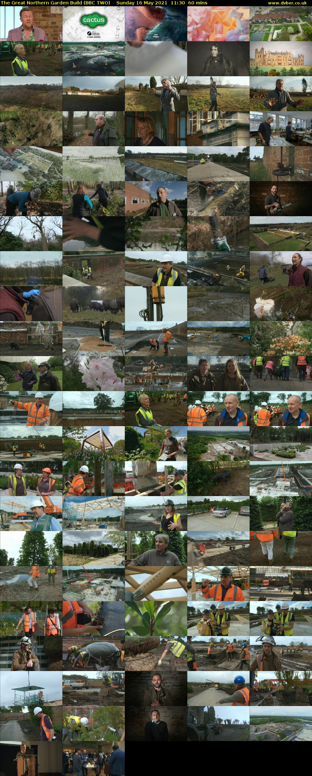 The Great Northern Garden Build (BBC TWO) Sunday 16 May 2021 11:30 - 12:30