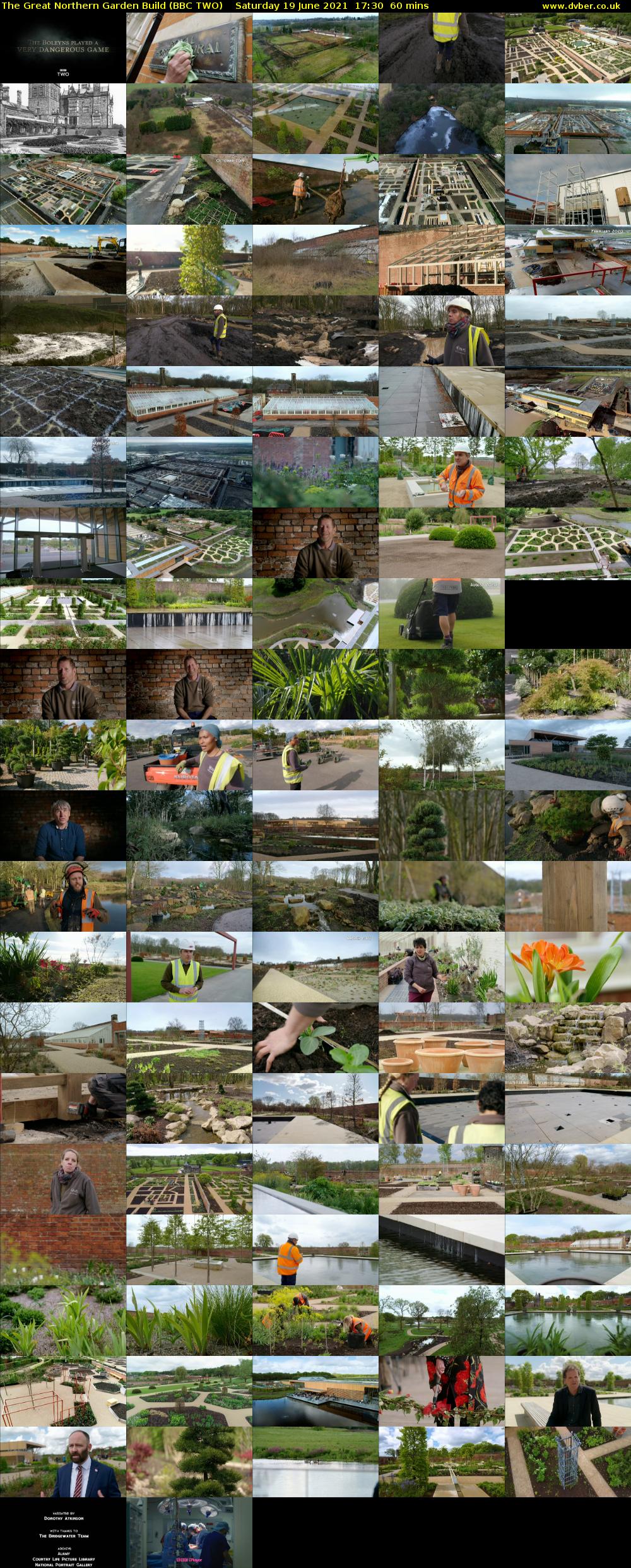 The Great Northern Garden Build (BBC TWO) Saturday 19 June 2021 17:30 - 18:30