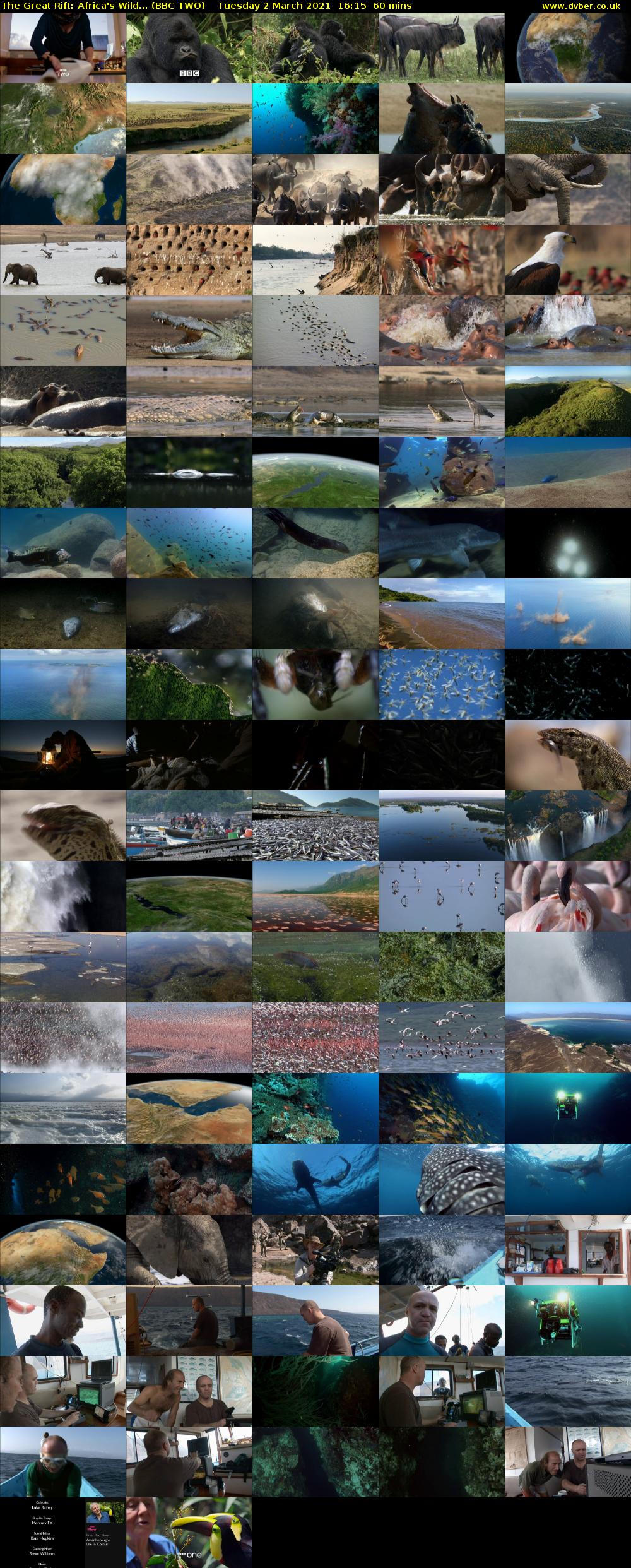 The Great Rift: Africa's Wild... (BBC TWO) Tuesday 2 March 2021 16:15 - 17:15