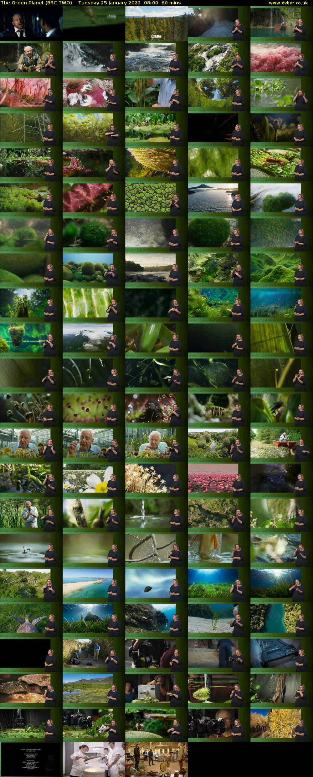 The Green Planet (BBC TWO) Tuesday 25 January 2022 08:00 - 09:00