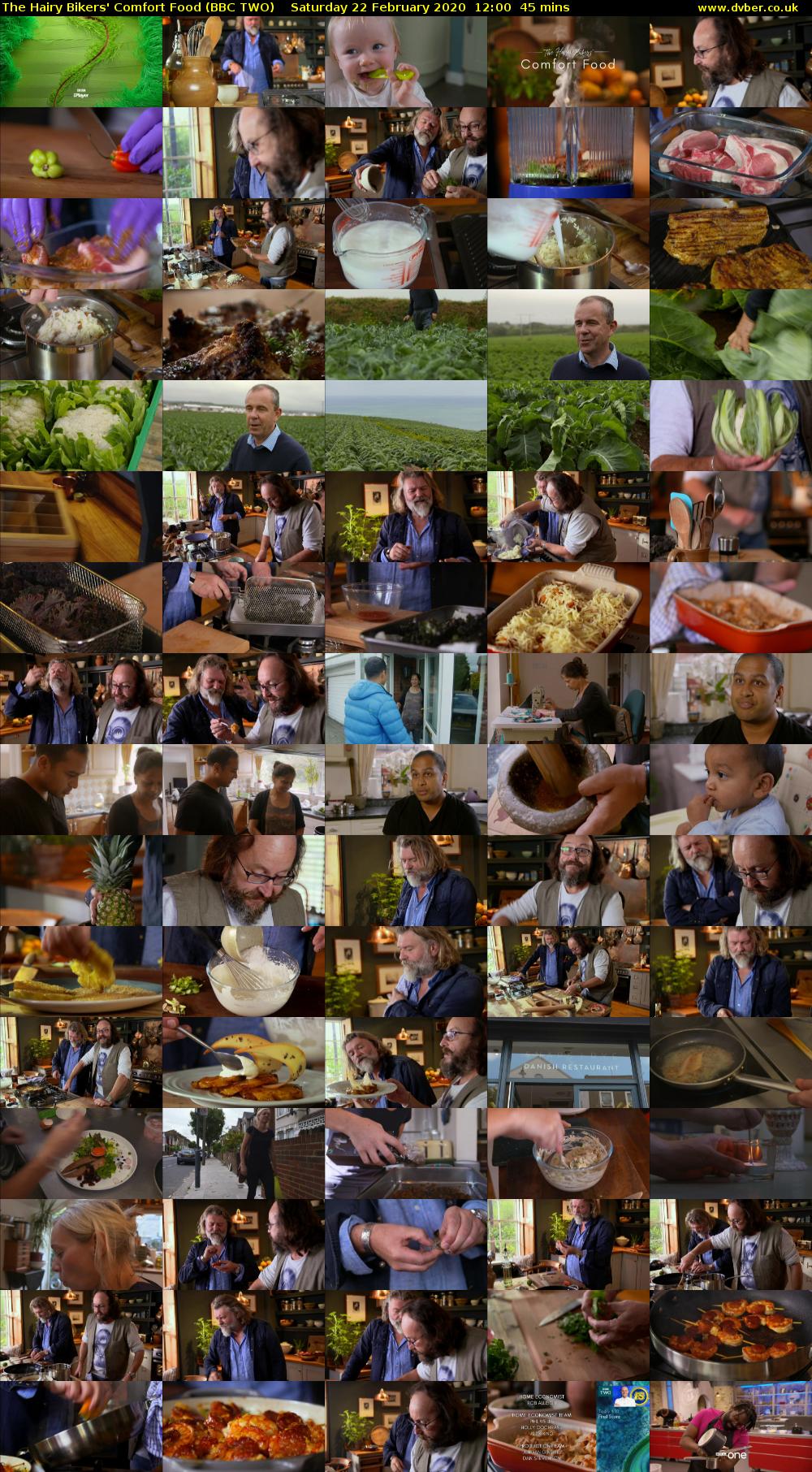 The Hairy Bikers' Comfort Food (BBC TWO) Saturday 22 February 2020 12:00 - 12:45