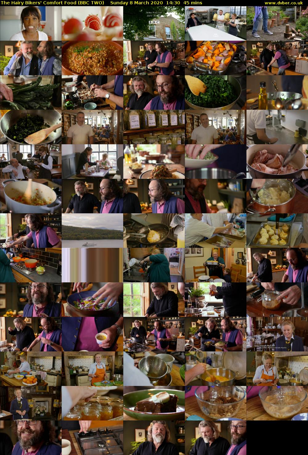The Hairy Bikers' Comfort Food (BBC TWO) Sunday 8 March 2020 14:30 - 15:15