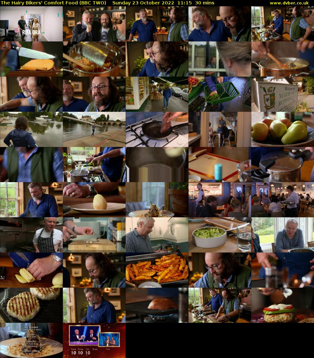The Hairy Bikers' Comfort Food (BBC TWO) Sunday 23 October 2022 11:15 - 11:45