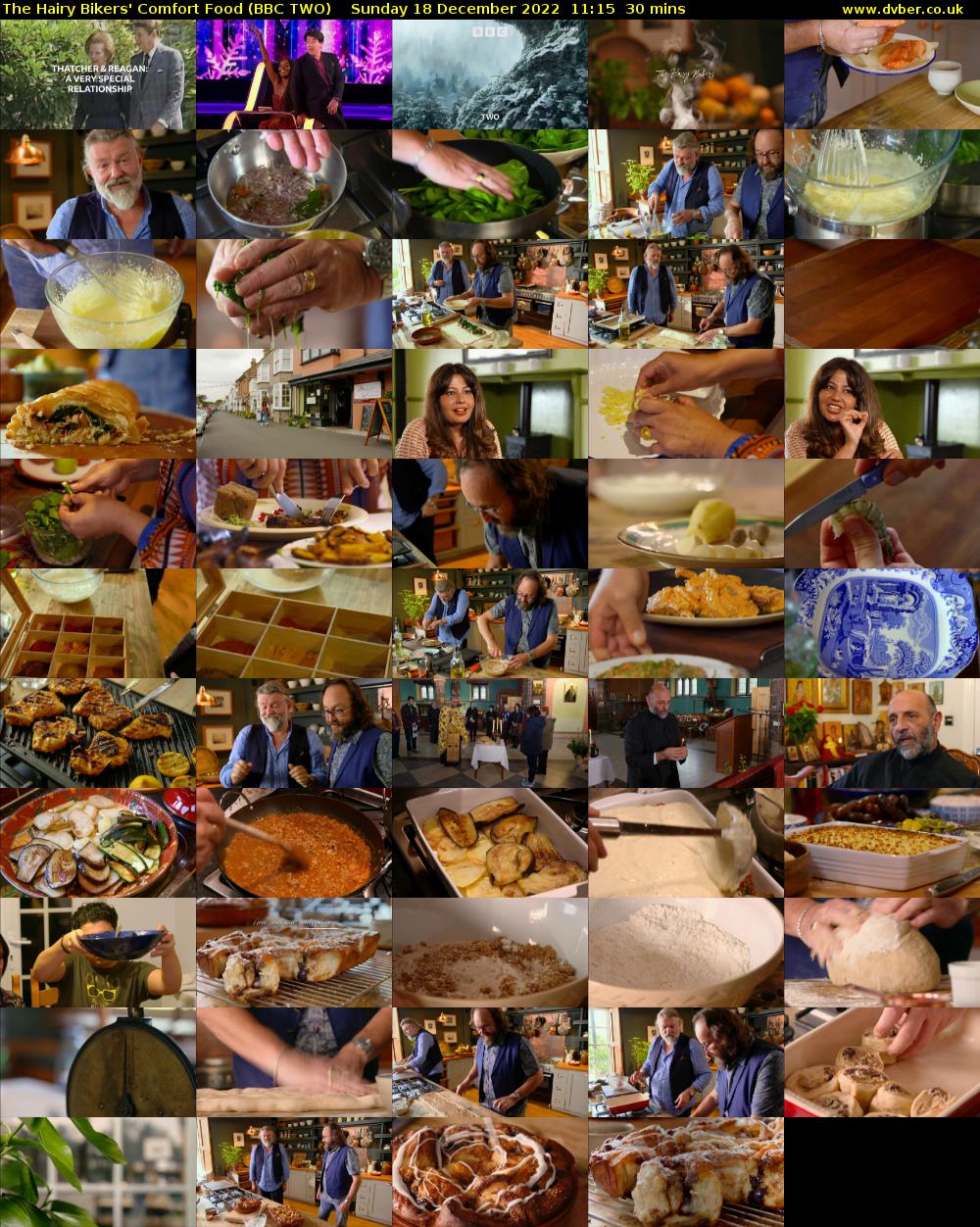 The Hairy Bikers' Comfort Food (BBC TWO) Sunday 18 December 2022 11:15 - 11:45