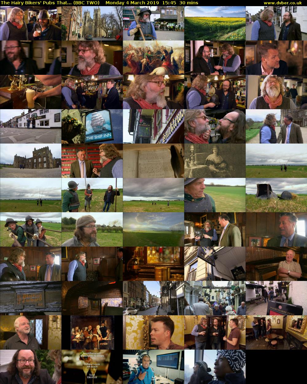 The Hairy Bikers' Pubs That... (BBC TWO) Monday 4 March 2019 15:45 - 16:15