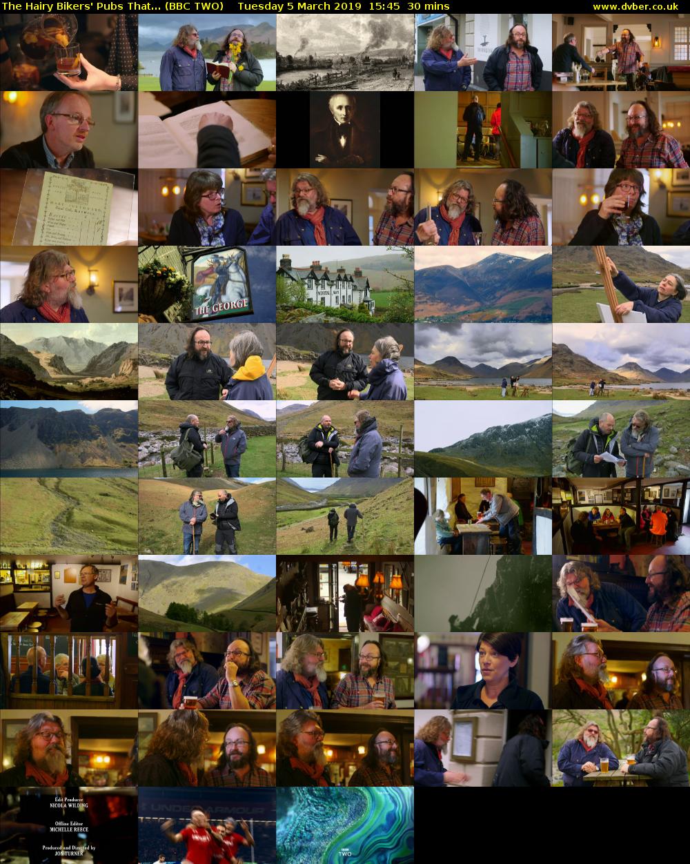 The Hairy Bikers' Pubs That... (BBC TWO) Tuesday 5 March 2019 15:45 - 16:15
