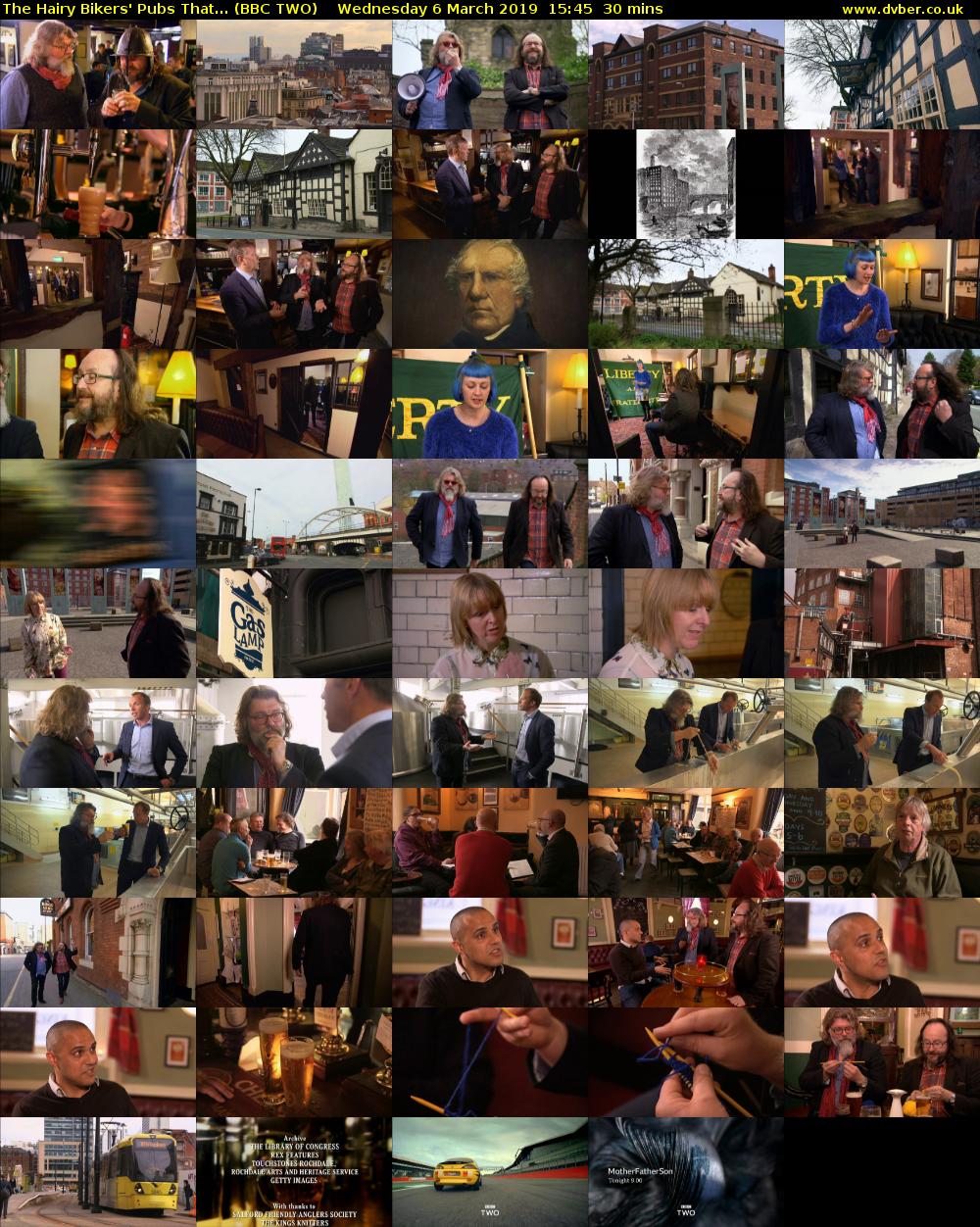 The Hairy Bikers' Pubs That... (BBC TWO) Wednesday 6 March 2019 15:45 - 16:15