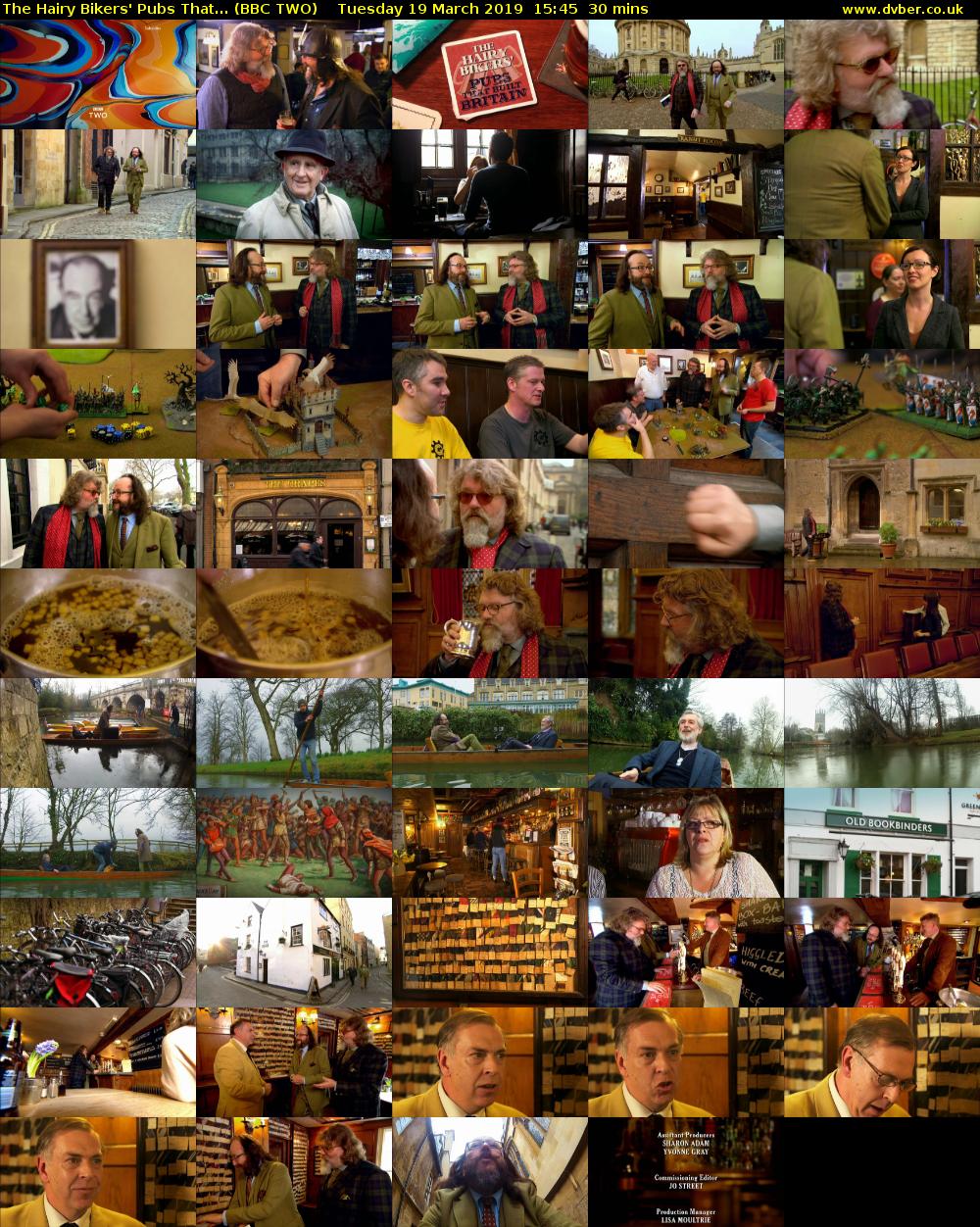 The Hairy Bikers' Pubs That... (BBC TWO) Tuesday 19 March 2019 15:45 - 16:15