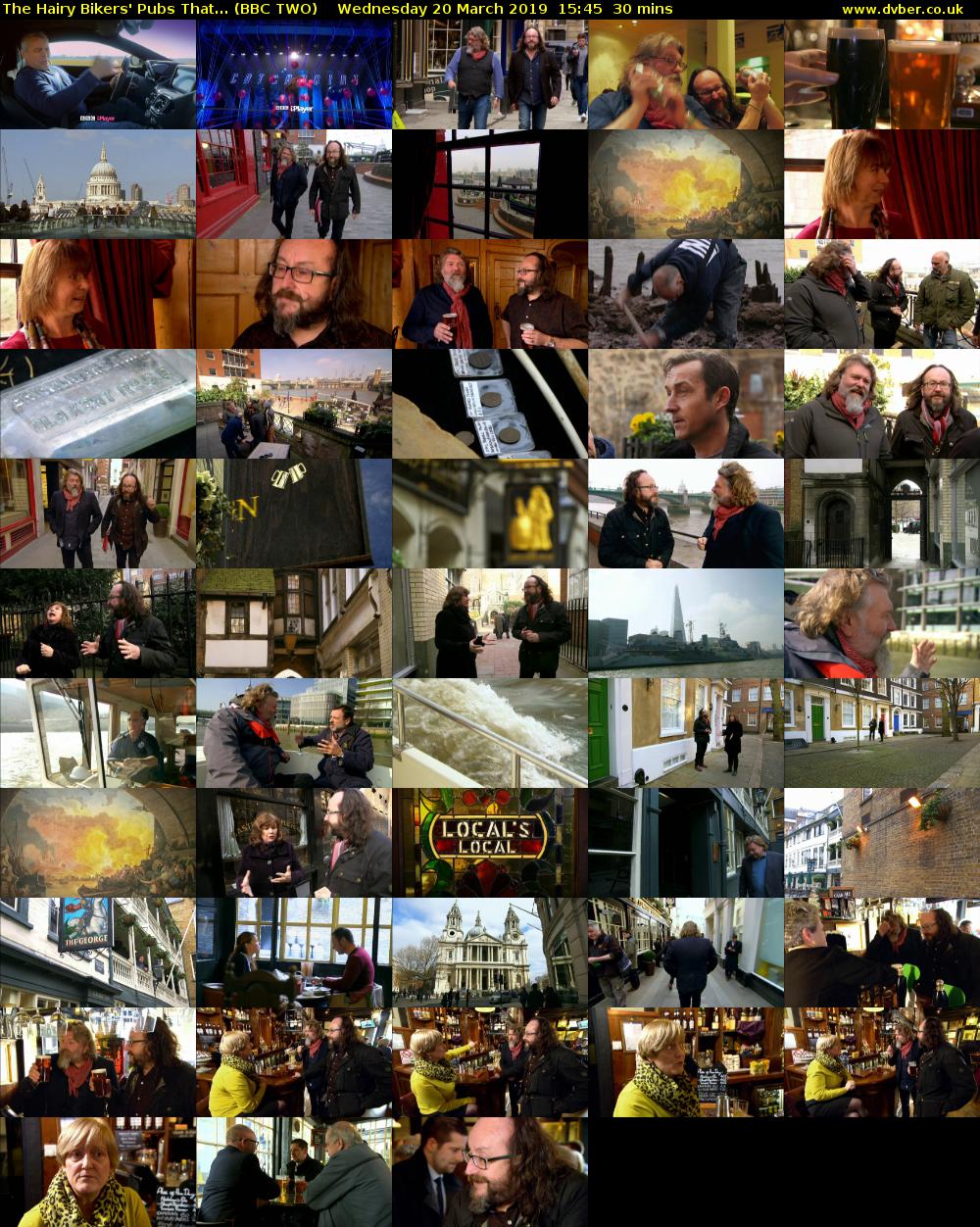 The Hairy Bikers' Pubs That... (BBC TWO) Wednesday 20 March 2019 15:45 - 16:15