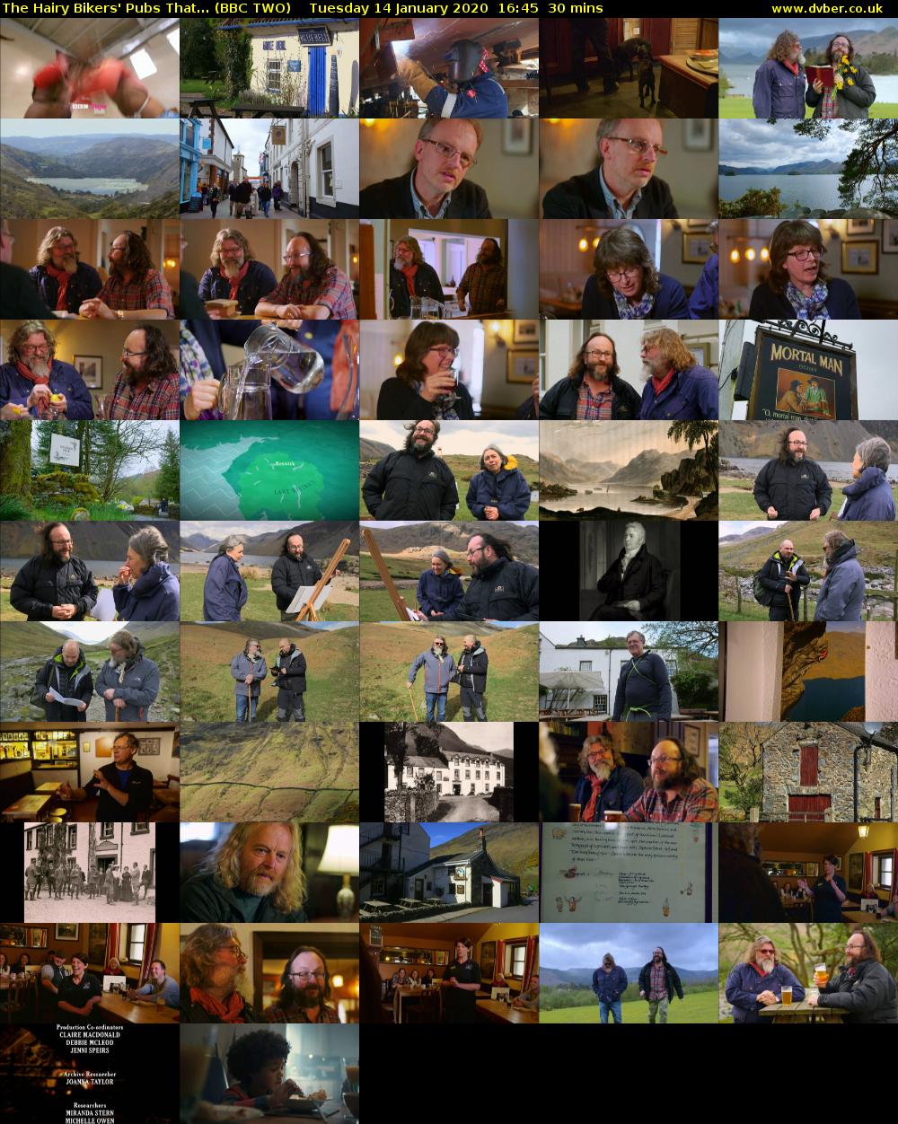 The Hairy Bikers' Pubs That... (BBC TWO) Tuesday 14 January 2020 16:45 - 17:15