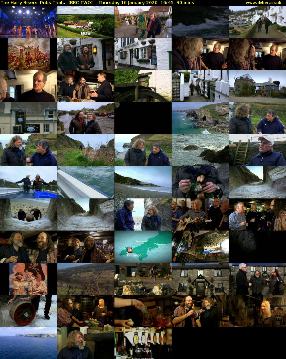 The Hairy Bikers' Pubs That... (BBC TWO) Thursday 16 January 2020 16:45 - 17:15