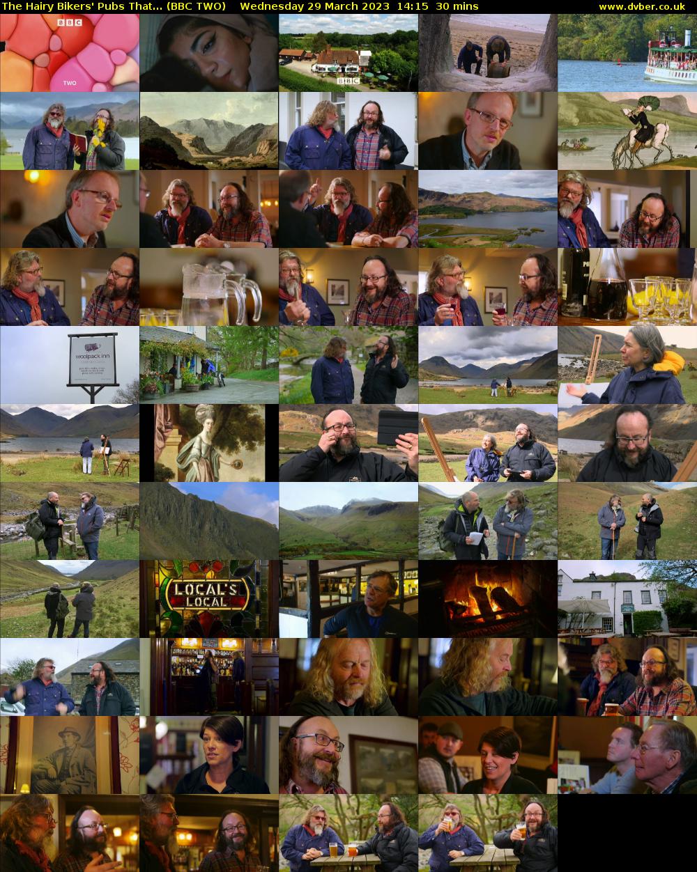 The Hairy Bikers' Pubs That... (BBC TWO) Wednesday 29 March 2023 14:15 - 14:45