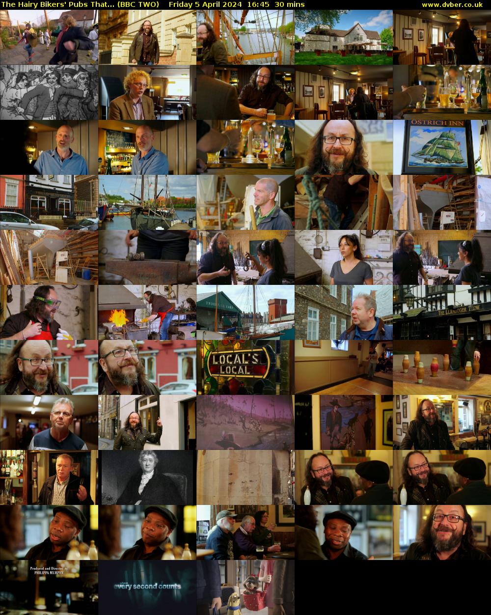The Hairy Bikers' Pubs That... (BBC TWO) Friday 5 April 2024 16:45 - 17:15