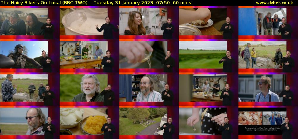The Hairy Bikers Go Local (BBC TWO) Tuesday 31 January 2023 07:50 - 08:50