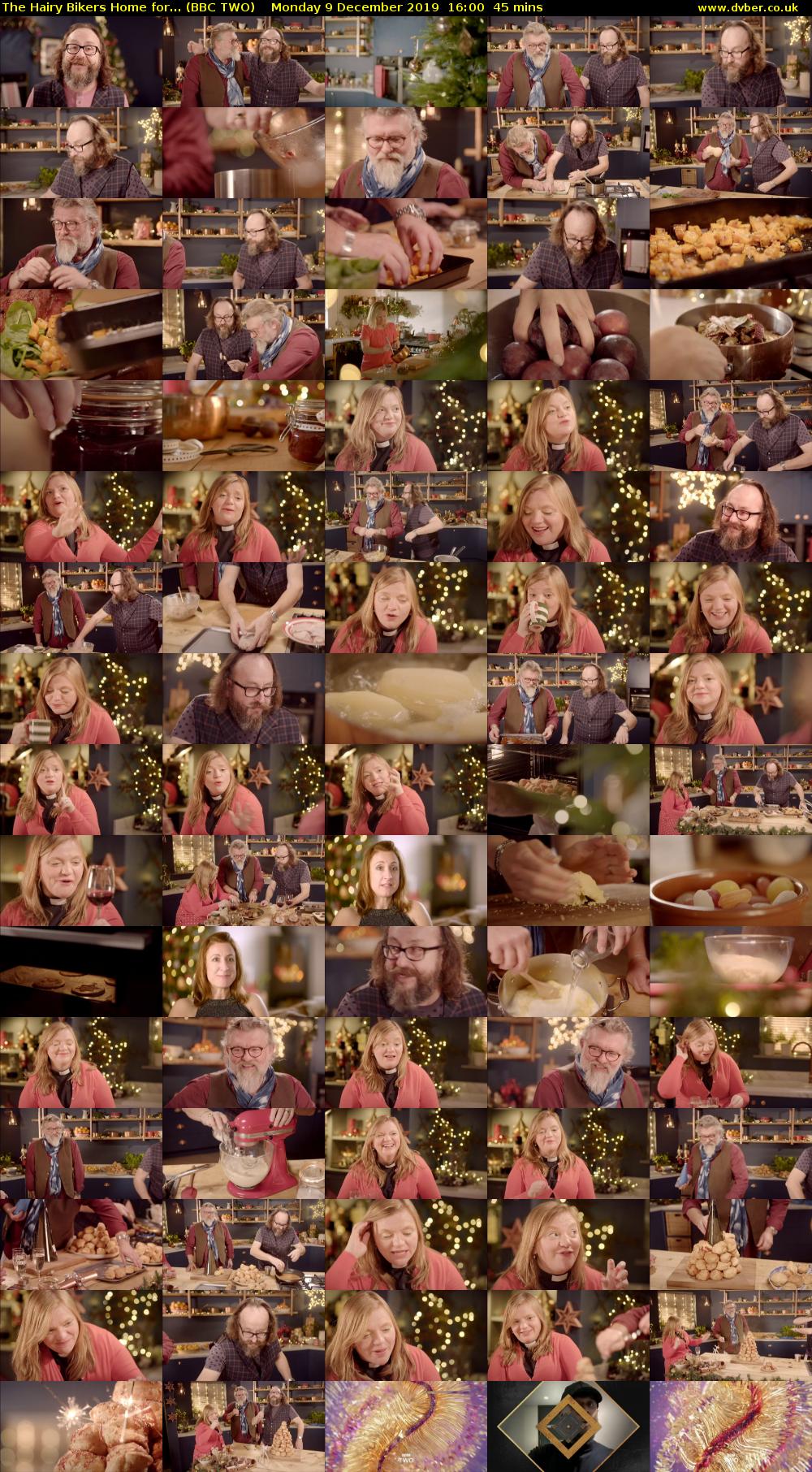 The Hairy Bikers Home for... (BBC TWO) Monday 9 December 2019 16:00 - 16:45