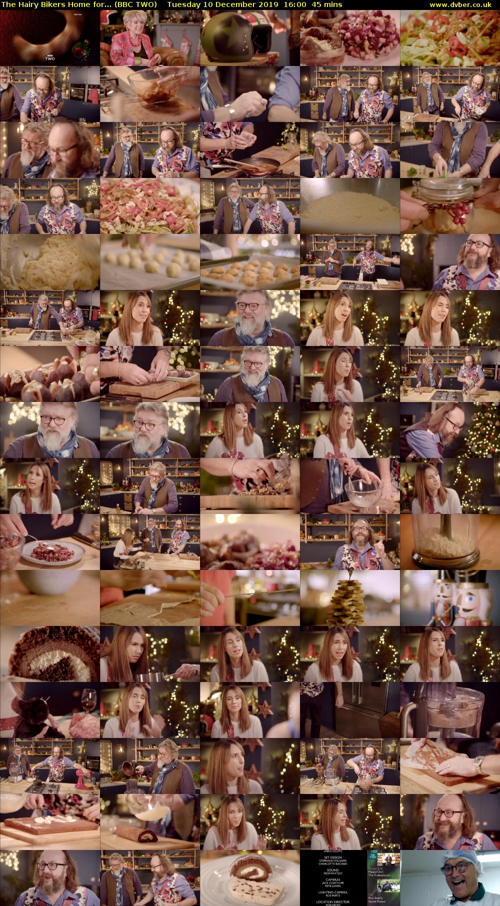 The Hairy Bikers Home for... (BBC TWO) Tuesday 10 December 2019 16:00 - 16:45