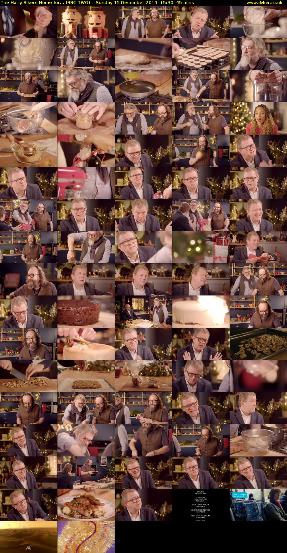 The Hairy Bikers Home for... (BBC TWO) Sunday 15 December 2019 15:30 - 16:15
