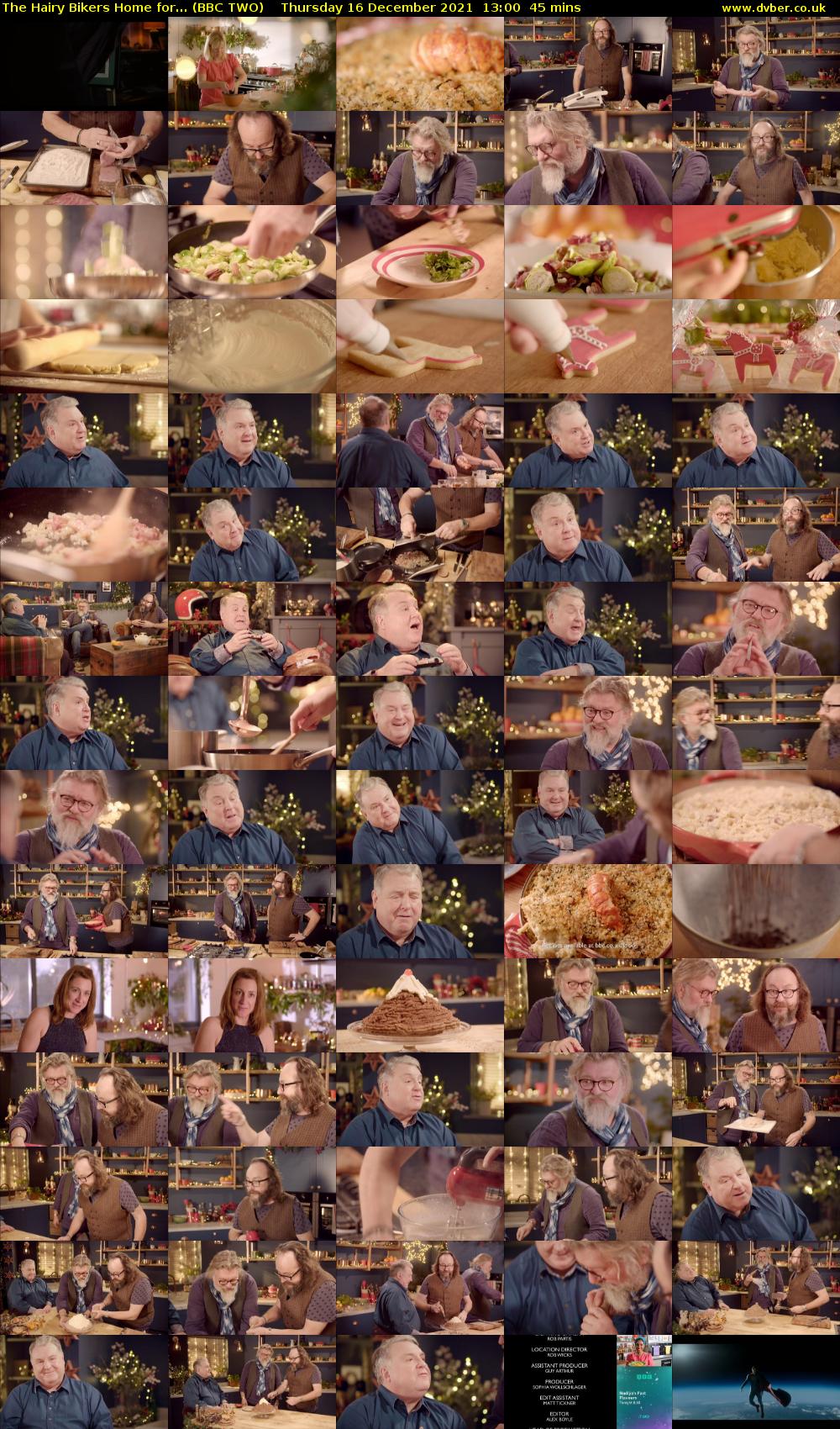 The Hairy Bikers Home for... (BBC TWO) Thursday 16 December 2021 13:00 - 13:45