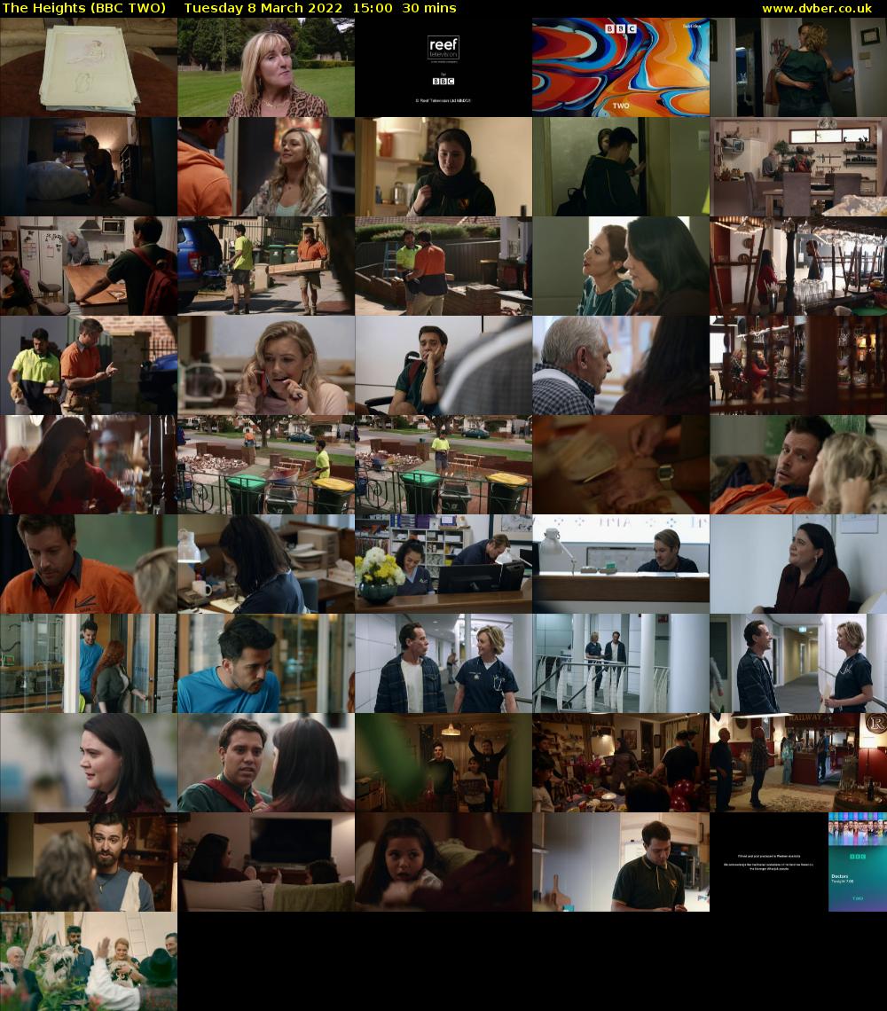 The Heights (BBC TWO) Tuesday 8 March 2022 15:00 - 15:30