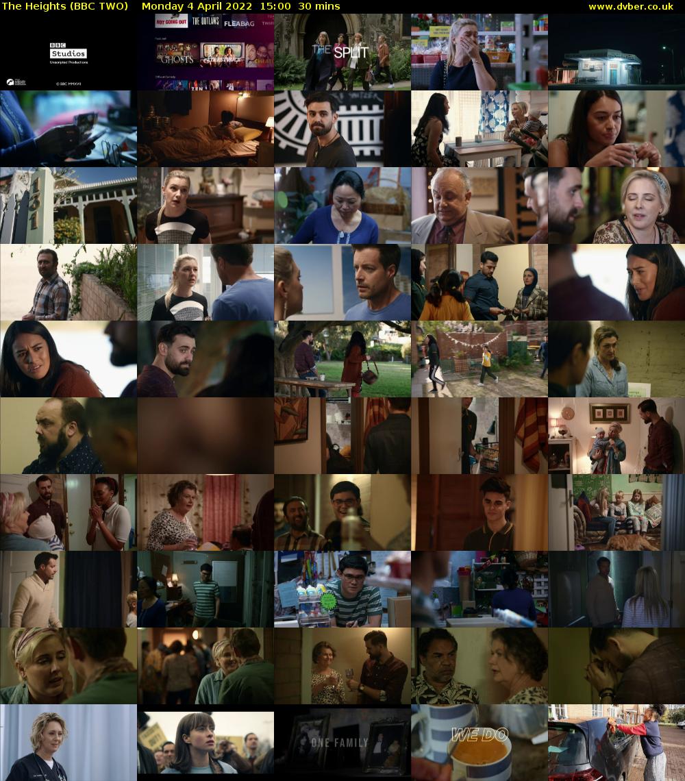 The Heights (BBC TWO) Monday 4 April 2022 15:00 - 15:30
