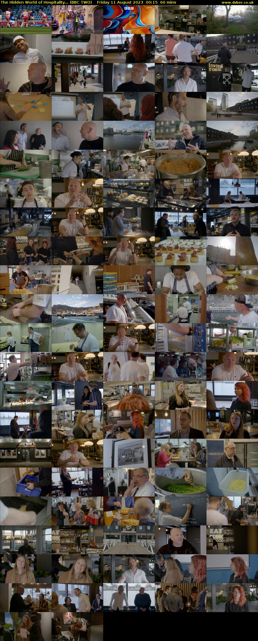 The Hidden World of Hospitality... (BBC TWO) Friday 11 August 2023 00:15 - 01:15