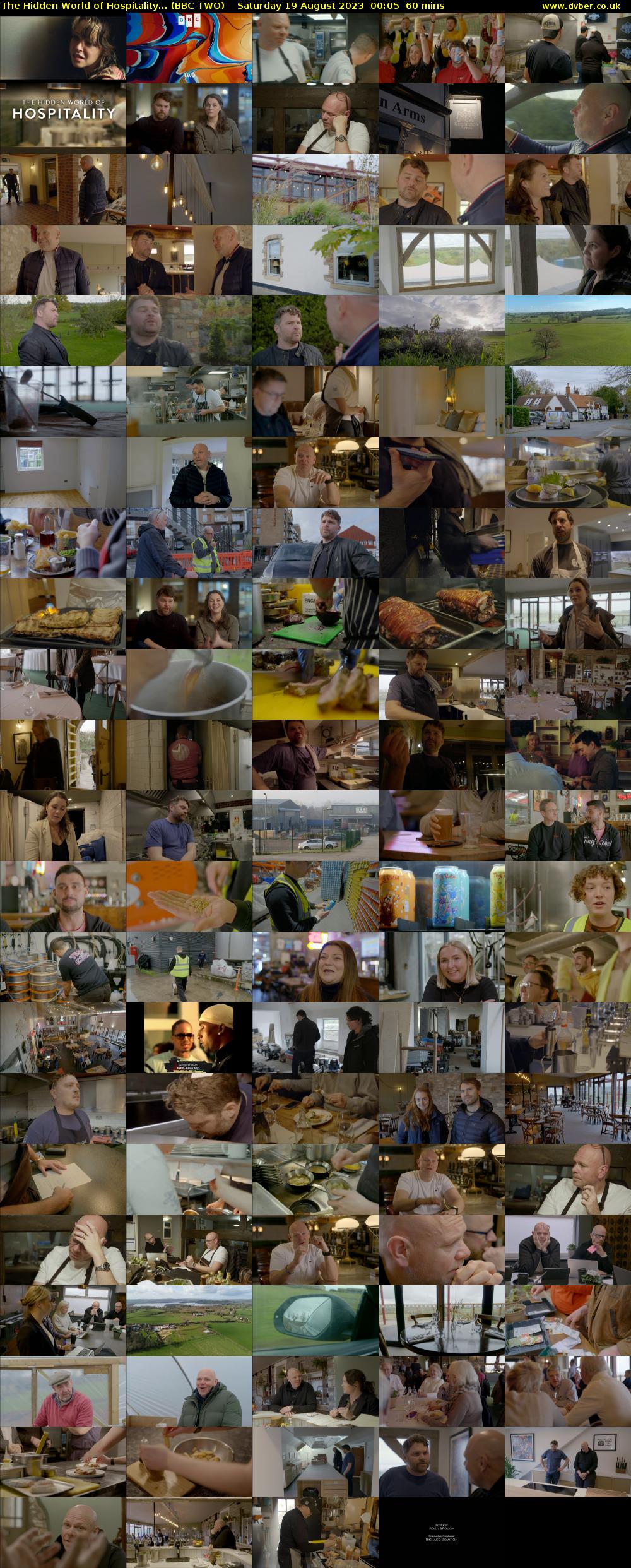 The Hidden World of Hospitality... (BBC TWO) Saturday 19 August 2023 00:05 - 01:05