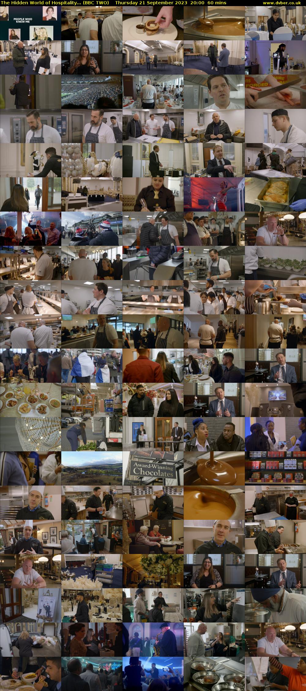 The Hidden World of Hospitality... (BBC TWO) Thursday 21 September 2023 20:00 - 21:00