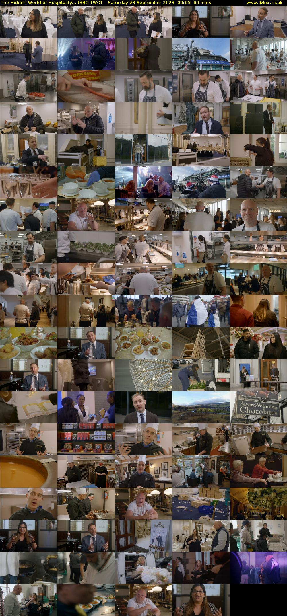 The Hidden World of Hospitality... (BBC TWO) Saturday 23 September 2023 00:05 - 01:05
