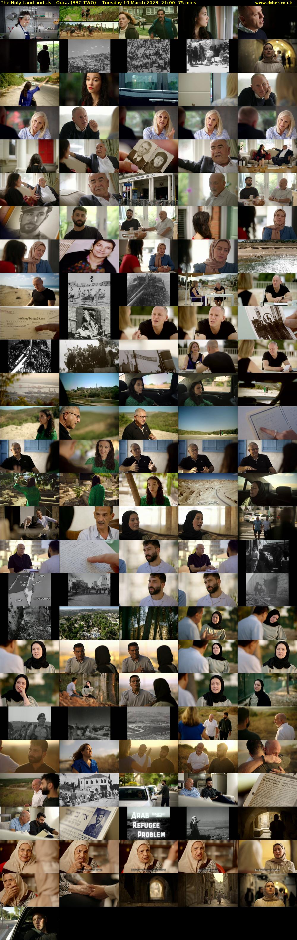 The Holy Land and Us - Our... (BBC TWO) Tuesday 14 March 2023 21:00 - 22:15