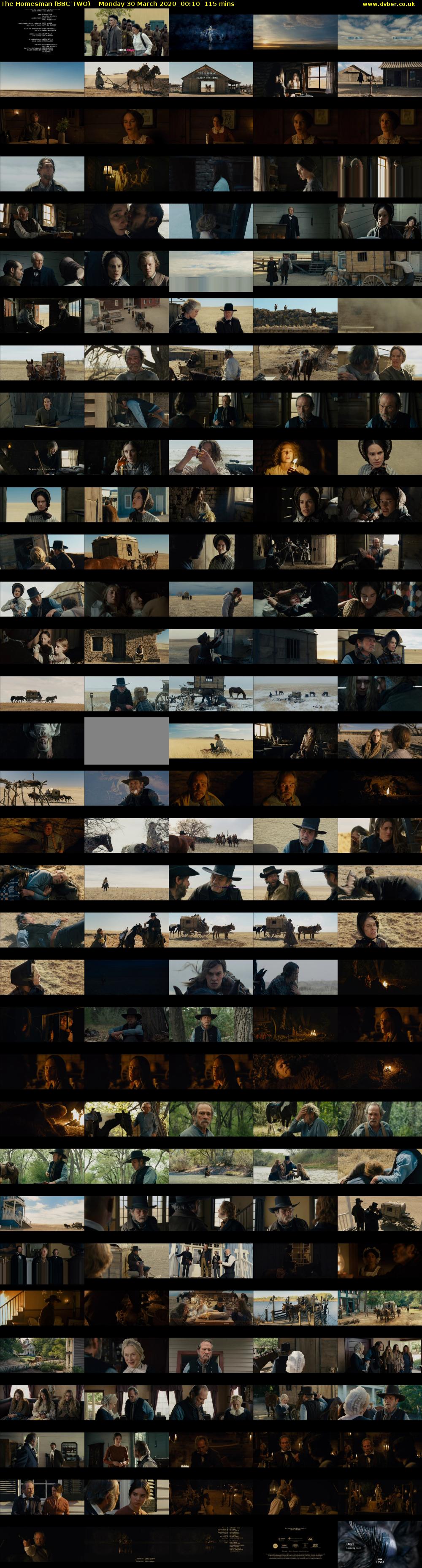 The Homesman (BBC TWO) Monday 30 March 2020 00:10 - 02:05