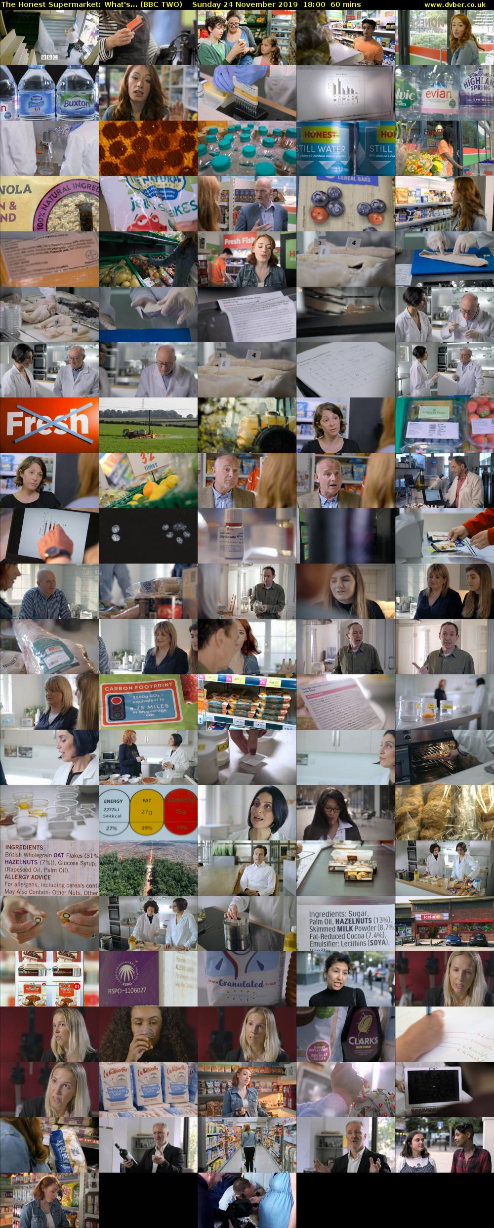 The Honest Supermarket: What's... (BBC TWO) Sunday 24 November 2019 18:00 - 19:00