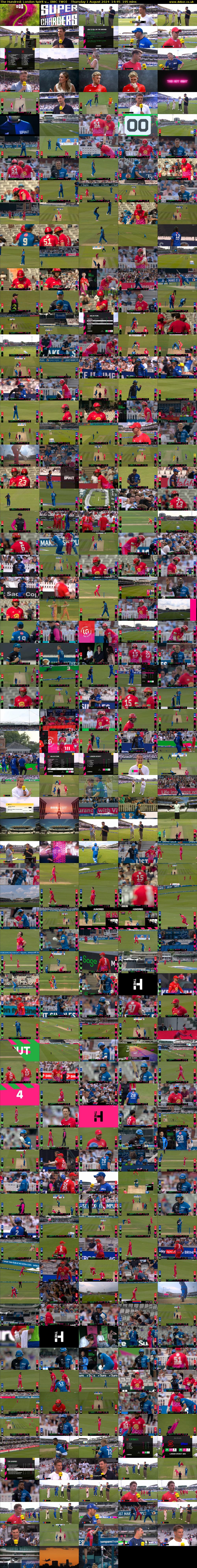 The Hundred: London Spirit v... (BBC TWO) Thursday 1 August 2024 14:45 - 18:00