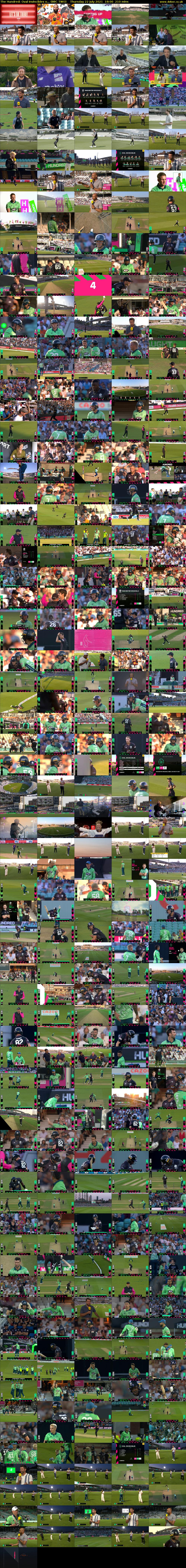 The Hundred: Oval Invincibles v... (BBC TWO) Thursday 22 July 2021 18:00 - 21:30