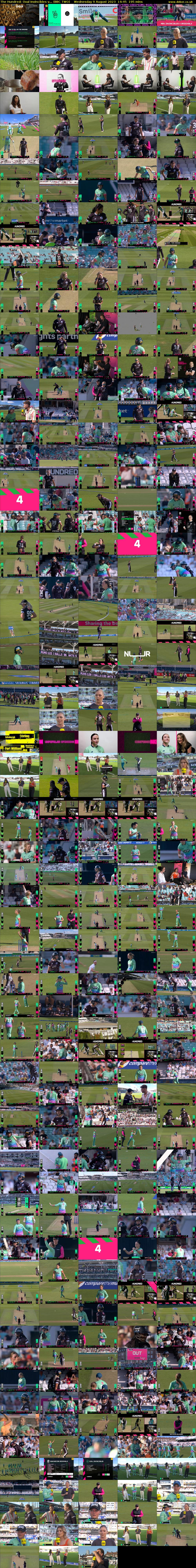 The Hundred: Oval Invincibles v... (BBC TWO) Wednesday 9 August 2023 14:45 - 18:00