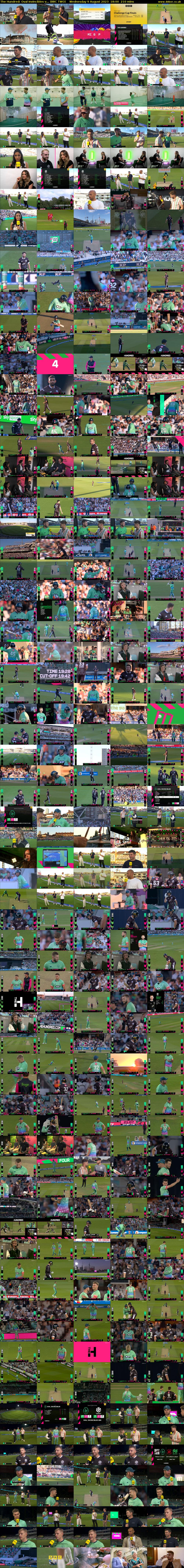 The Hundred: Oval Invincibles v... (BBC TWO) Wednesday 9 August 2023 18:00 - 21:30