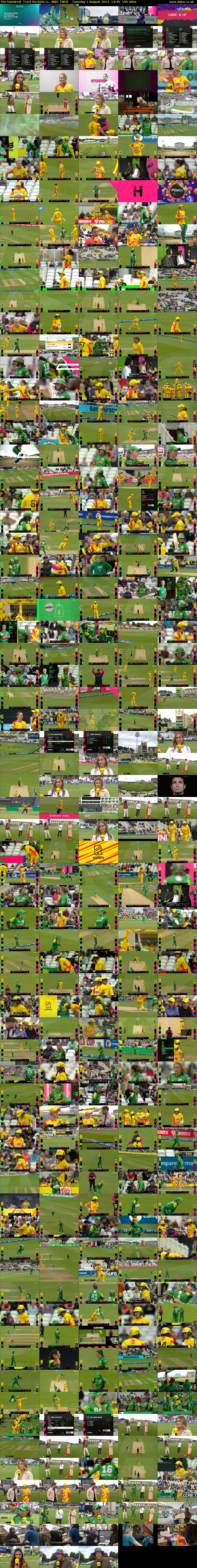 The Hundred: Trent Rockets v... (BBC TWO) Tuesday 1 August 2023 14:45 - 18:00